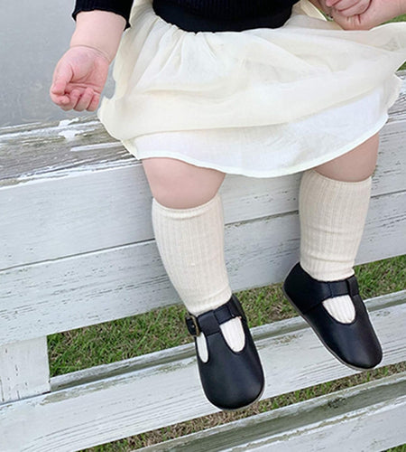 Soft Sole Leather Baby Shoes - Infant Baby Walking Shoes Moccasinss Rubber Sole Crib Shoes