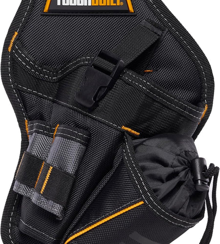 - Drill Holster W/Multiple Tool Loops and Angled Design to Evenly Balance Weight on Belt - (TB-220-B)