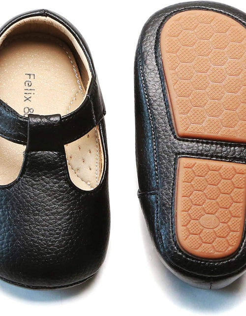 Load image into Gallery viewer, Soft Sole Leather Baby Shoes - Infant Baby Walking Shoes Moccasinss Rubber Sole Crib Shoes
