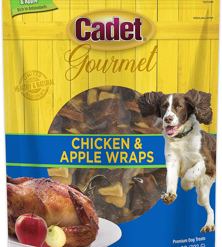 Gourmet Chicken & Apple Wrapped Dog Treats 28 Oz.