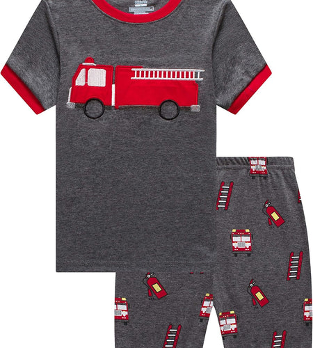 Pajamas Set for Boys Kids Short Pjs Baby Summer Cotton Sleepwears